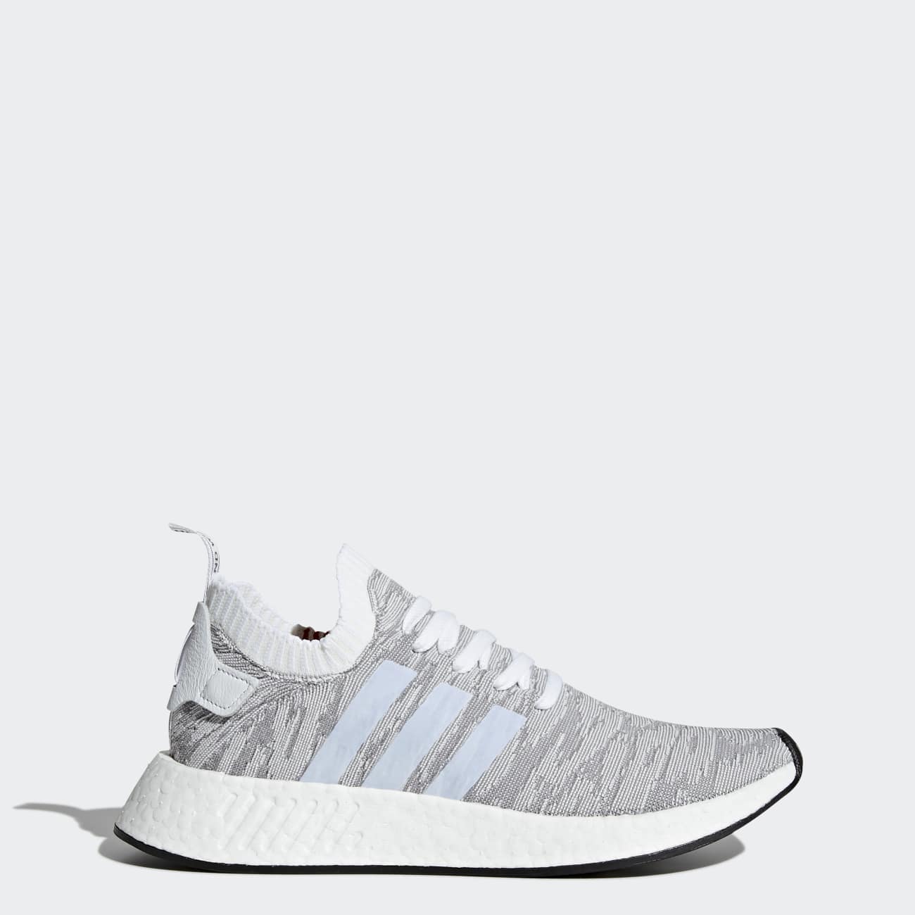 Adidas NMD_R2 Primeknit Férfi Utcai Cipő - Szürke [D28564]